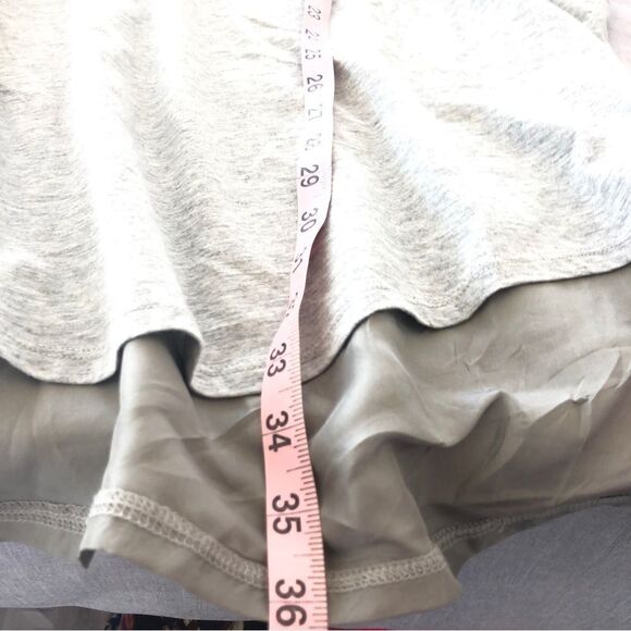 Skaist Taylor Flutter Sleeve Midi A-Line Dress in Grey Small - Picture 9 of 11